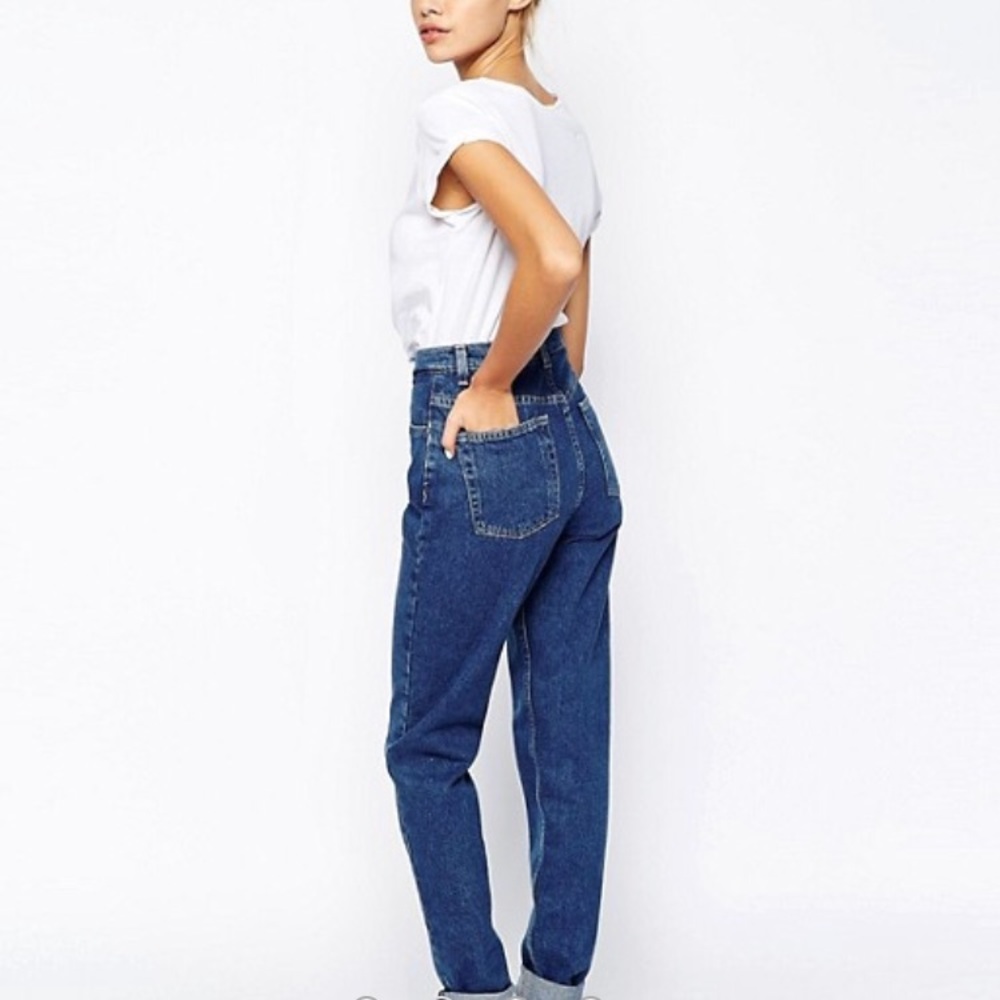 American Apparel high waisted Jeans L Boyfriend